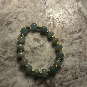 Green/gold bracelet